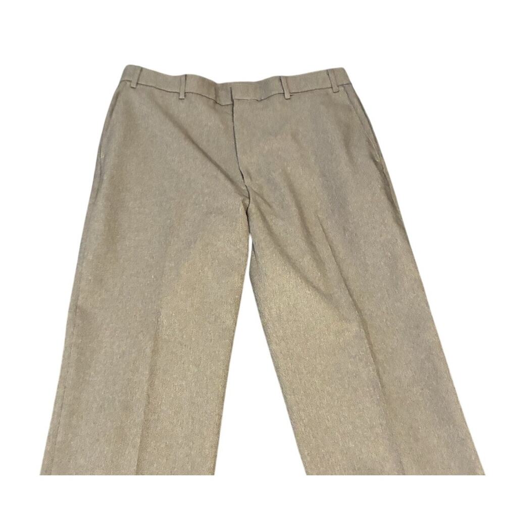 Copied - Action Slacks Levi Men's Dress Pants Brown 38x33 Flat Front Straight